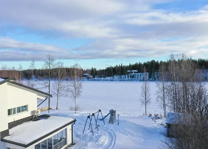 River With Hot Tub And Services Villa Rovaniemi